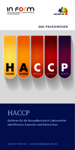 „DGE-Praxiswissen: HACCP – Gesundheitliche Gefahren durch Lebensmittelidentifizieren, bewerten und beherrschen"